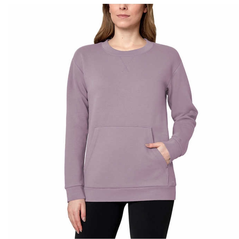 NWT Mondetta Ladies' Knit Fleece Crewneck
